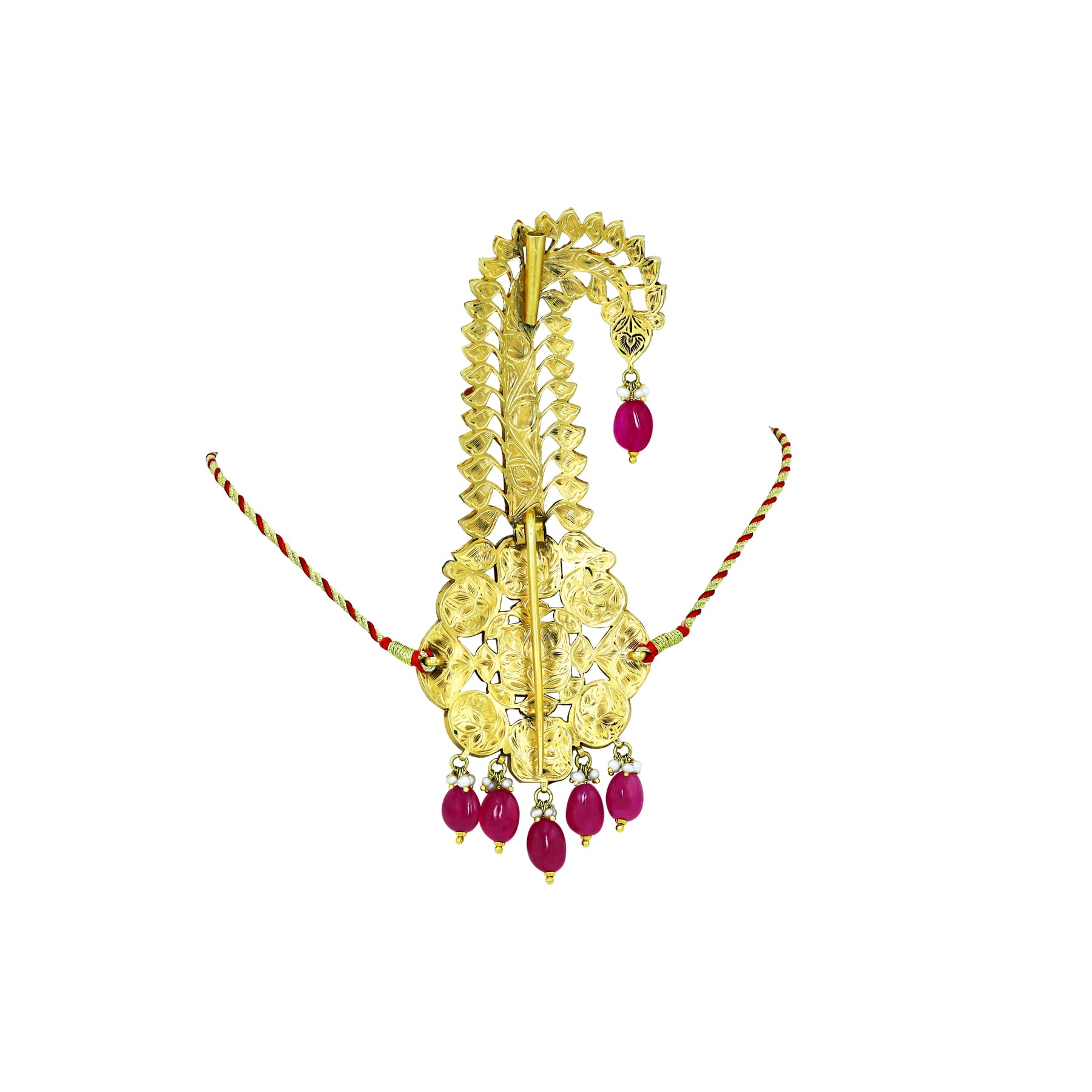 Navratan Kalangi with Vibrant Gems in Traditional Design